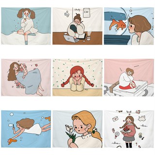 Tranh vải treo tường, thảm treo tường trang trí size 130x150cm