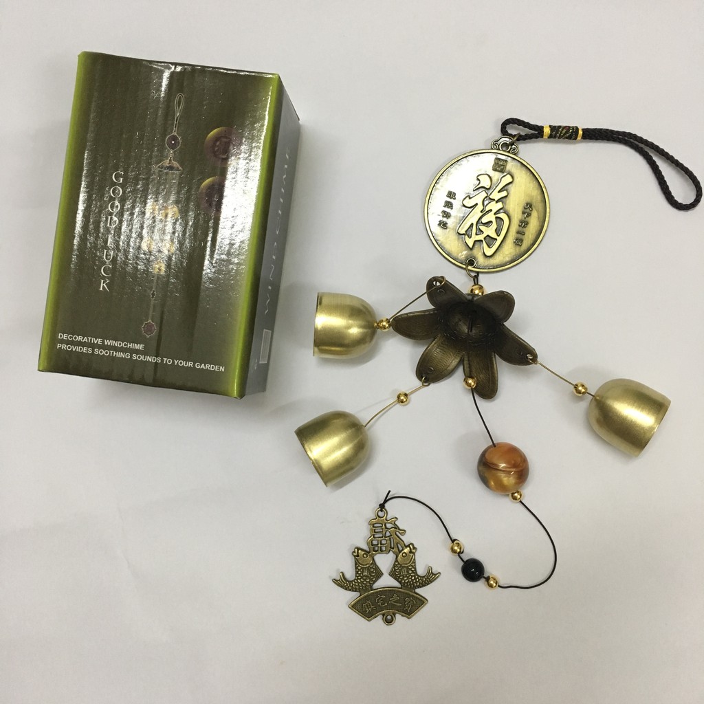 Chuông gió 1 tầng Song Ngư Hạnh Phúc CG35