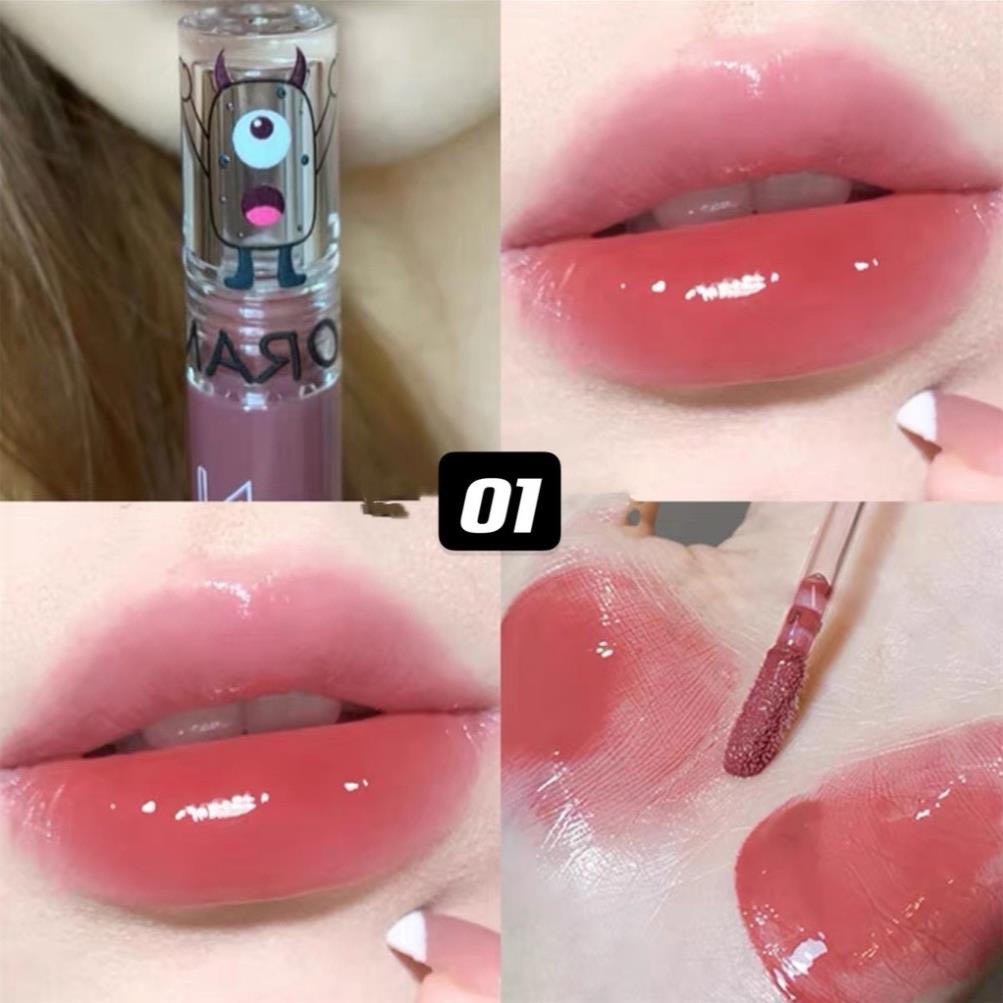 Son Bóng Nội Địa Trung HERORANGE Little Devil Son Kem Lì Herorange Siêu Xinh Chất Mềm Và Mịn Môi