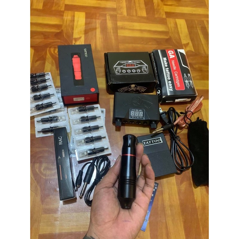 Combo bộ máy pen xăm thẩm mỹ-xăm hình nghệ thuật