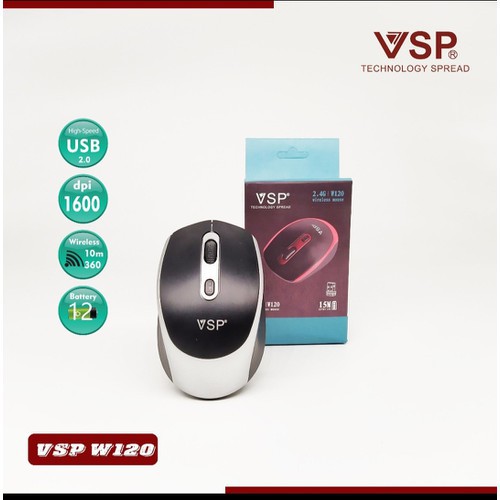 Chuột không dây VSP W120 - VSP W120