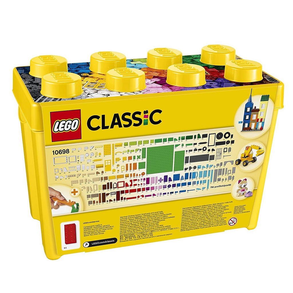 Thùng Gạch Lớn Classic Sáng Tạo - LEGO Classic 10698 (790 Chi Tiết)