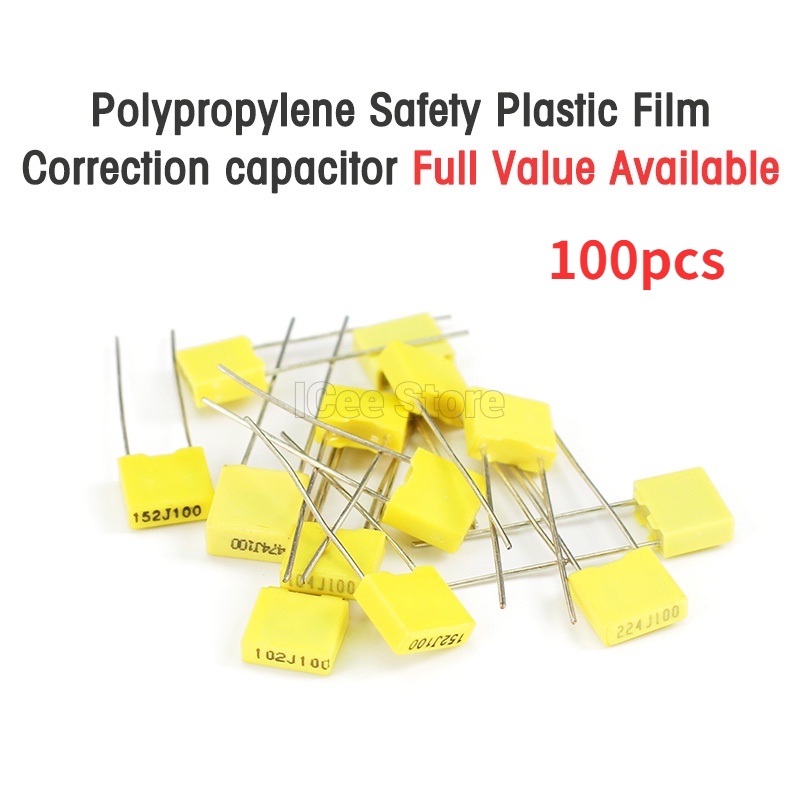 Set 100 Tụ Điện 100V 222J 472J 103J 223J 473J 104J Chuyên Dụng