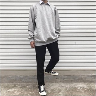 Chinos kaki basic / quần baggy unisex (ảnh thật)