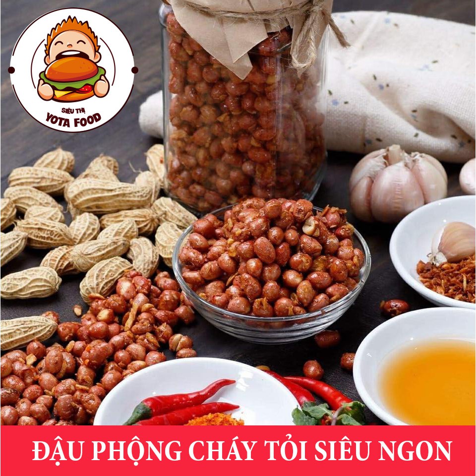 [Mã GROMST12 hoàn 8% đơn 199K] 500Gr Đậu phộng (lạc) cháy tỏi loại 1 siêu ngon (giòn,thơm,bùi) | BigBuy360 - bigbuy360.vn