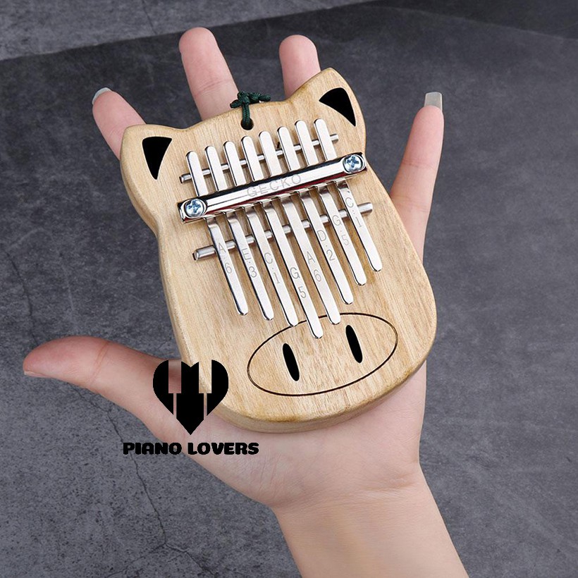 Đàn Kalimba Gecko 8 phím K8mini hình con heo - HÀNG CÓ SẴN