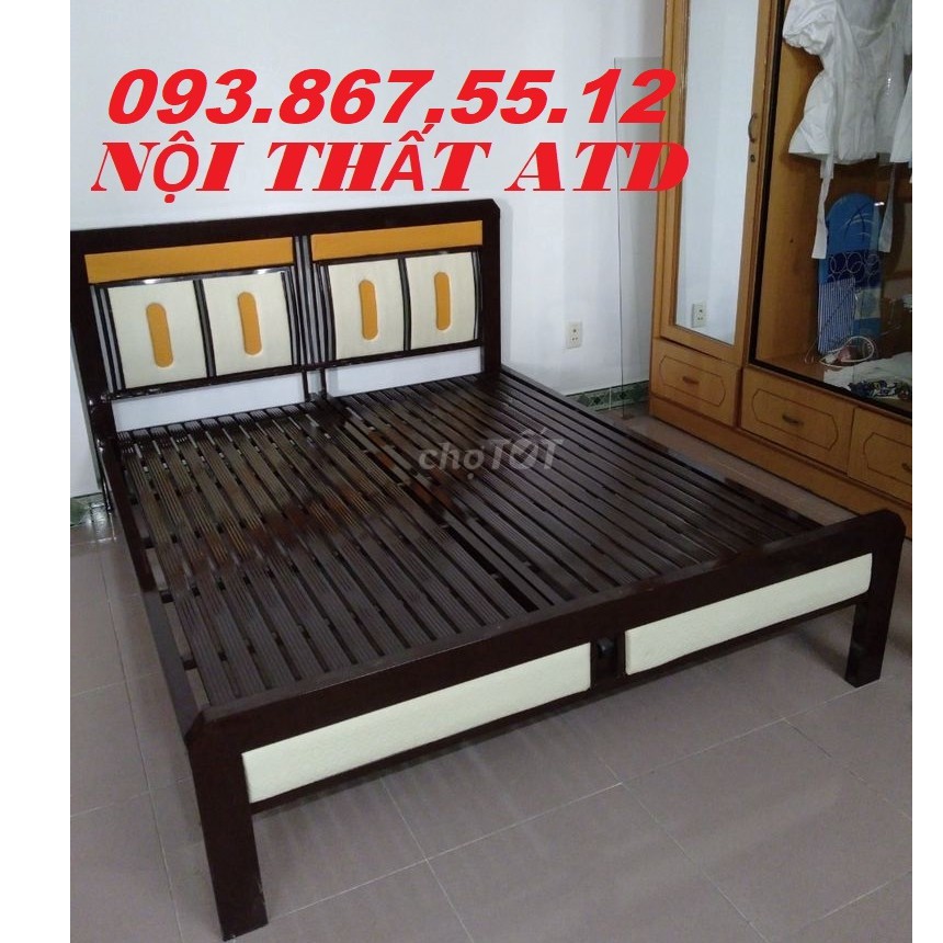 GIƯỜNG SẮT HỘP 48 CAO CẤP, GIƯỜNG ĐẸP, CHẤT LƯỢNG, NGANG 1M2