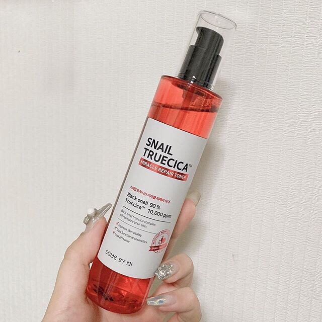 Toner Ốc Sên Mờ Sẹo, Phục Hồi Da Snail Truecica Some By Mi Fullsize 135ml