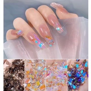Combo 100 viên đá khối hình chân bằng màu trong suốt