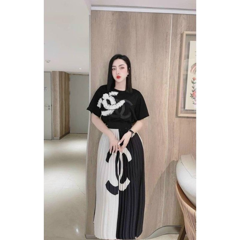 Chân váy chữ X dài hàng QC