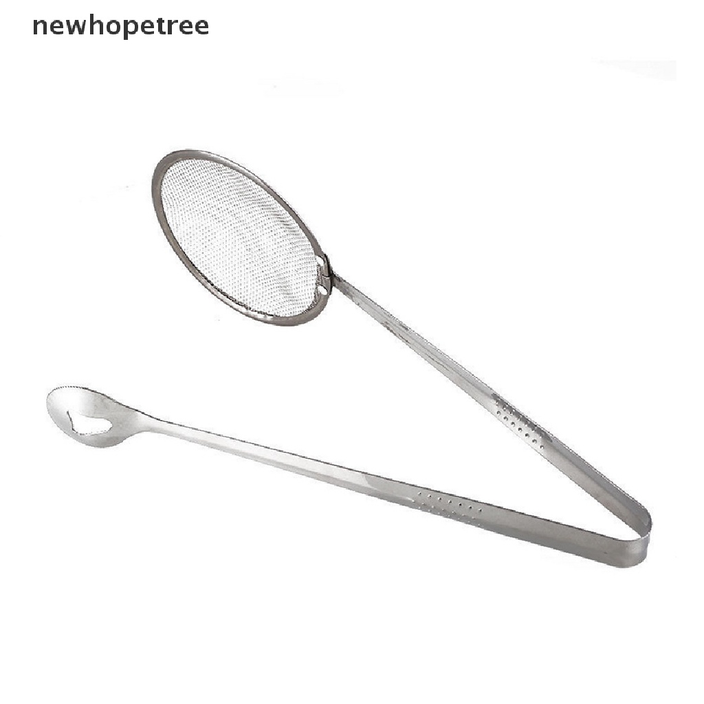 Dụng Cụ Kẹp Có Lưới Lọc Dầu Chiên Thức Ăn Bằng Thép Không Gỉ Đa Năng