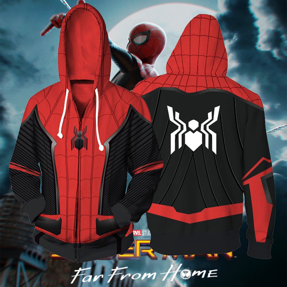 Áo Hoodie Super Hero Marvel DC Unisex Mùa Hè