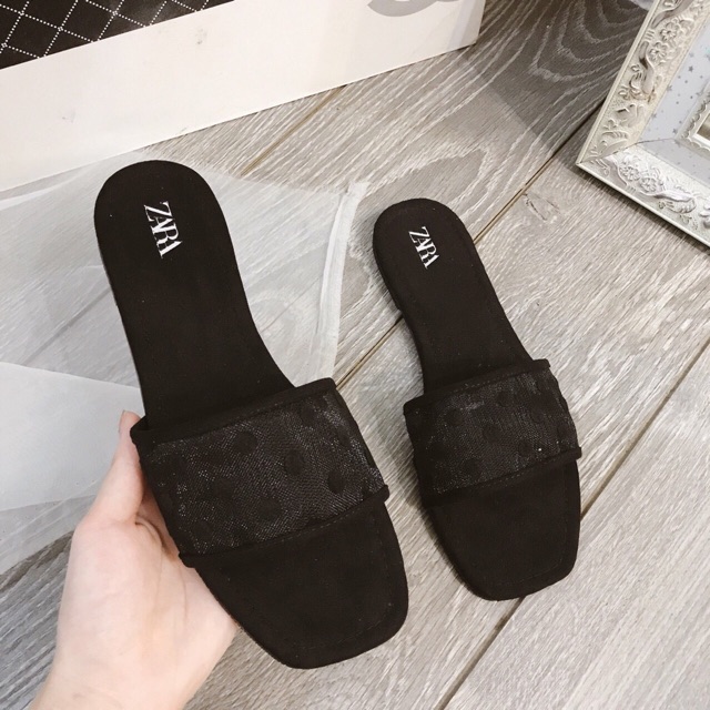 dép bệt chấm bi