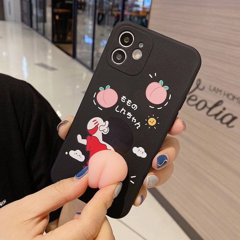 Ốp điện thoại silica dẻo mềm in hình cậu bé chống rơi cho iPhone6 6s 7 8 Plus X XS XR XSMAX 11 12 Pro Max | BigBuy360 - bigbuy360.vn