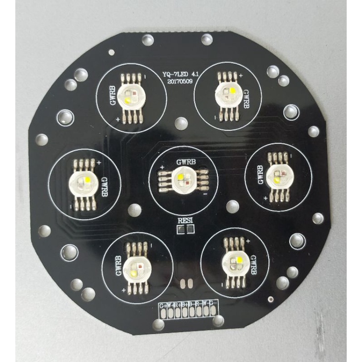 Mạch LED 4in1 WRGB đã hàn sẵn bóng và điện trở.24v 80w