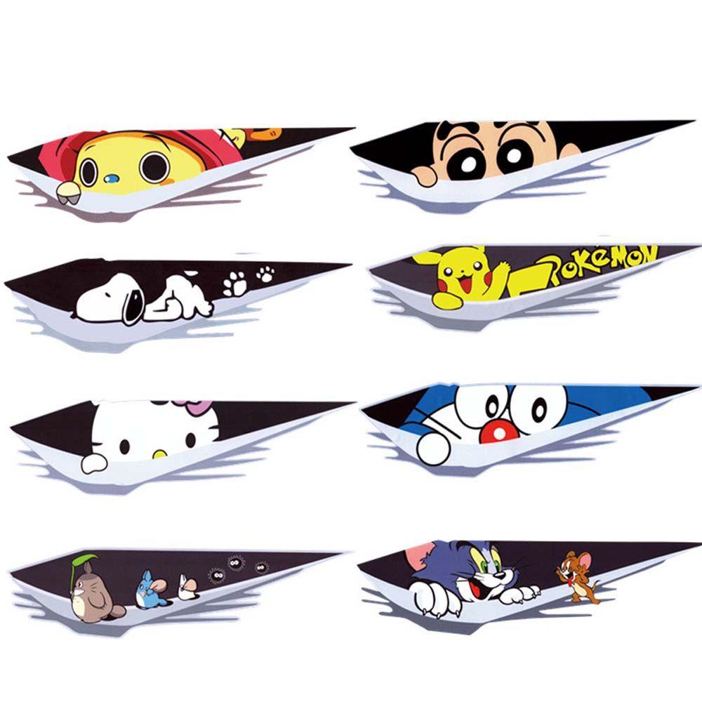 Sticker Dán Xe Hơi Chống Trầy Xước Hình Nhân Vật Hoạt Hình VANES1 DIY