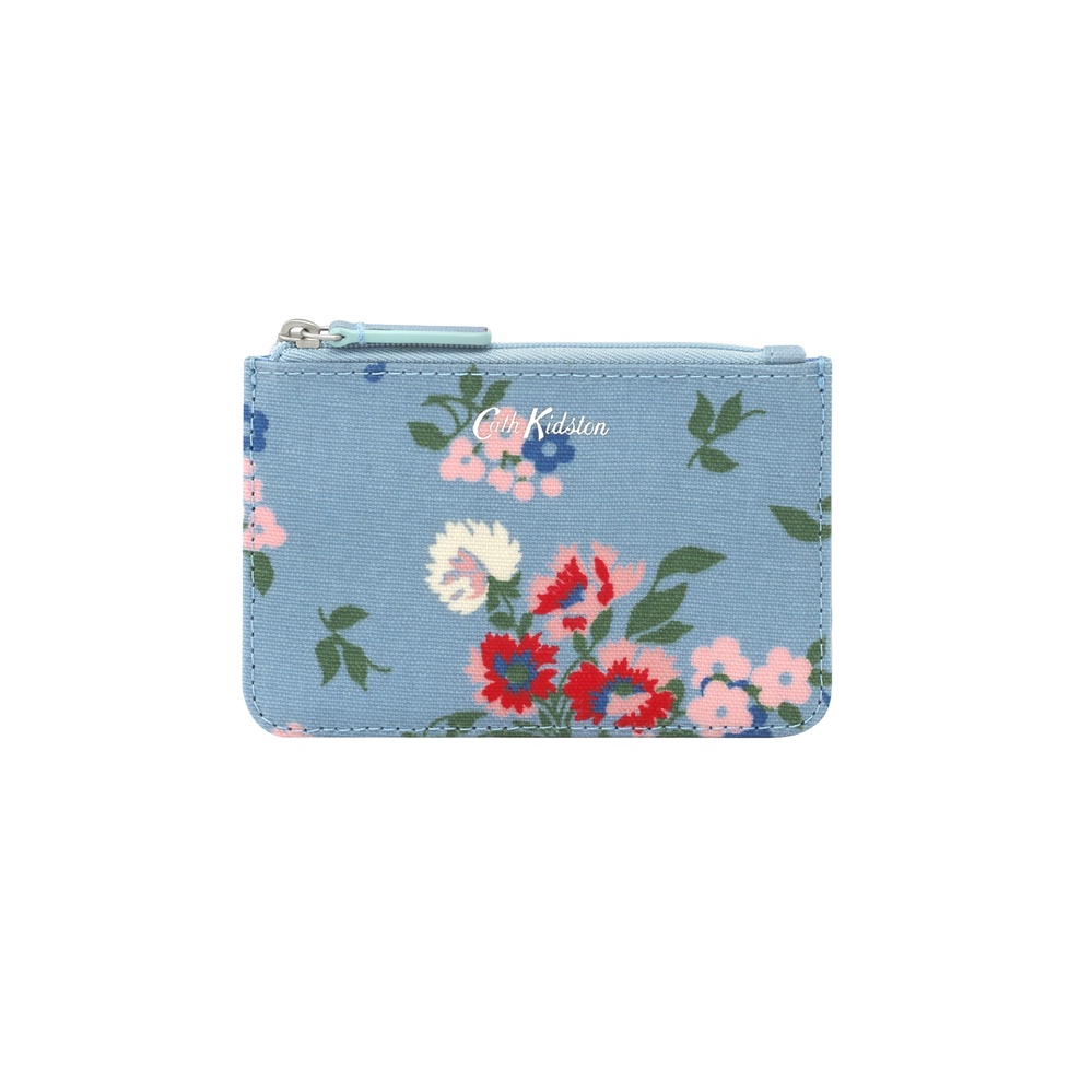 Cath Kidston - Ví cầm tay Small Card &amp; Coin Purse Summer Floral - 1002683 - Light Blue