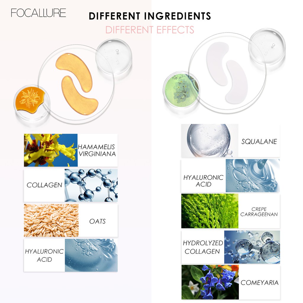 Mặt Nạ Mắt FOCALLURE Chứa Vitamin E hỗ trợ cải thiện Quầng Thâm Tàn Nhang Làm Trẻ Hóa Da 8g FMNM1 | BigBuy360 - bigbuy360.vn