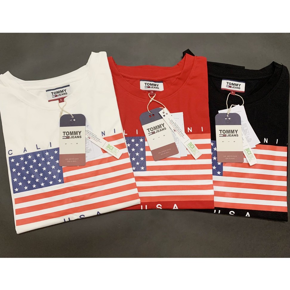 Áo TOMMY JEANS thun xuất phông cotton sang xịn mịn