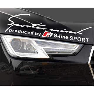 Tem sport mind dán capo xe ô tô