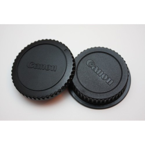 Cap lens và body máy ảnh canon