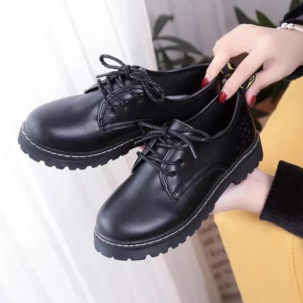 [sẵn] GIÀY OXFORD nữ da lì đế cao vừa | BigBuy360 - bigbuy360.vn