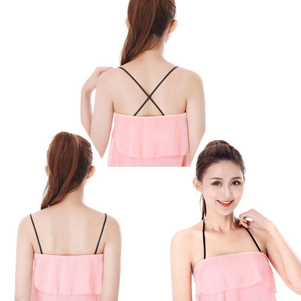 Dây Áo Ngực Màu Sắc Trơn Không Trượt Điều Chỉnh Được Tiện Dụng Cho Nữ