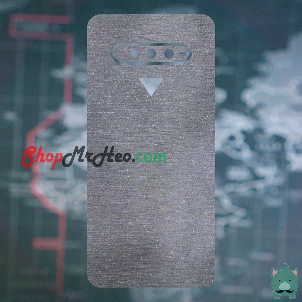 Skin Dán Mặt Sau Lưng Vân Nhôm BlackShark 3 - Black Shark 3 Pro - BlackShark 4 - BS 4 Pro