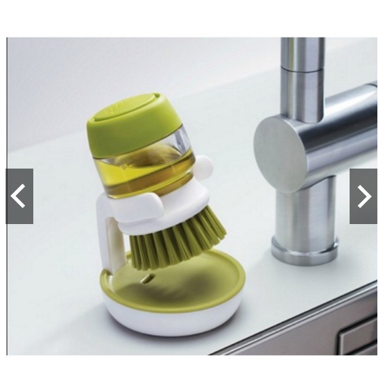 Dụng cụ cọ xoong nồi kèm bình chứa thông minh