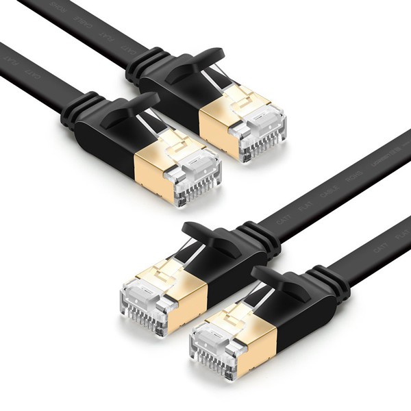 Dây cáp mạng cat7 dẹt dài 2m và 5m chính hãng Ugreen 11261 /11271/11273