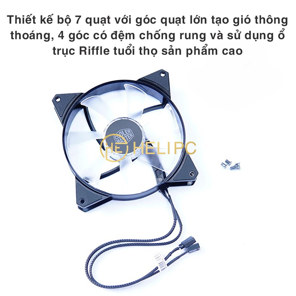 Quạt tản nhiệt Cooler Master MasterFan MF140R RGB - Quạt Fan Case RGB 14cm