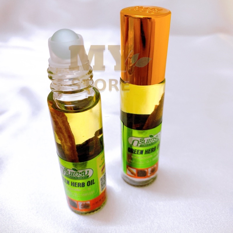 (Chính Hãng) Dầu Lăn Sâm Green Herb Thái Lan 8cc