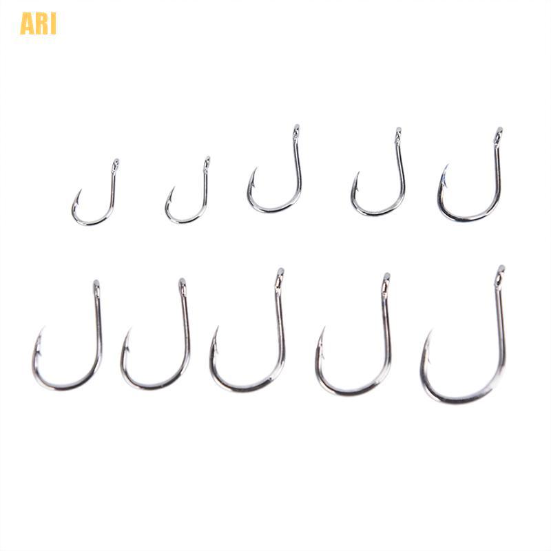 Bộ 100 Móc Câu Cá Bằng Thép Không Gỉ