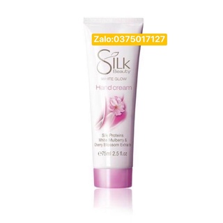 kem dưỡng da tay (Silk Beauty White Glow Hand Cream) - mẫu mới