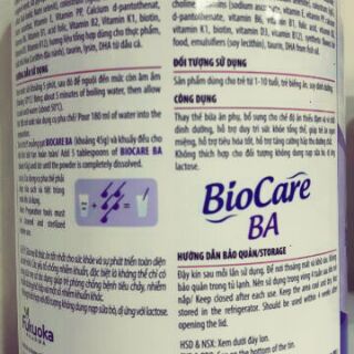 BioCare BA (1-10 tuổi)