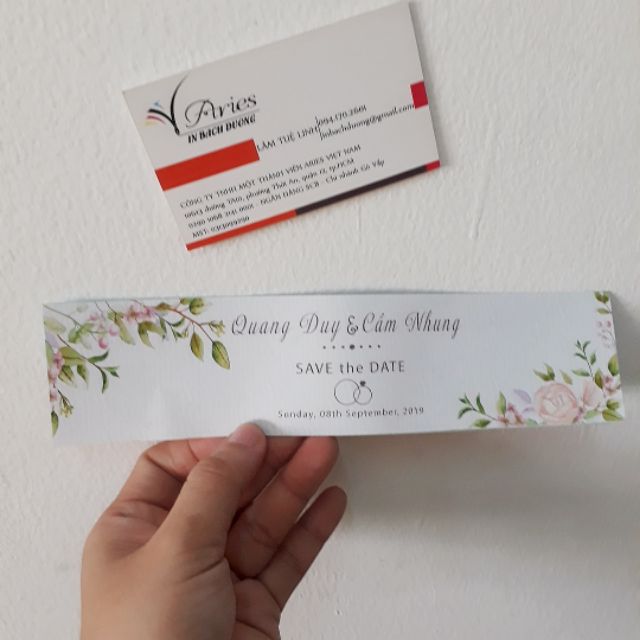 In tem nhãn cưới dán chai nước suối -In Bạch Dương