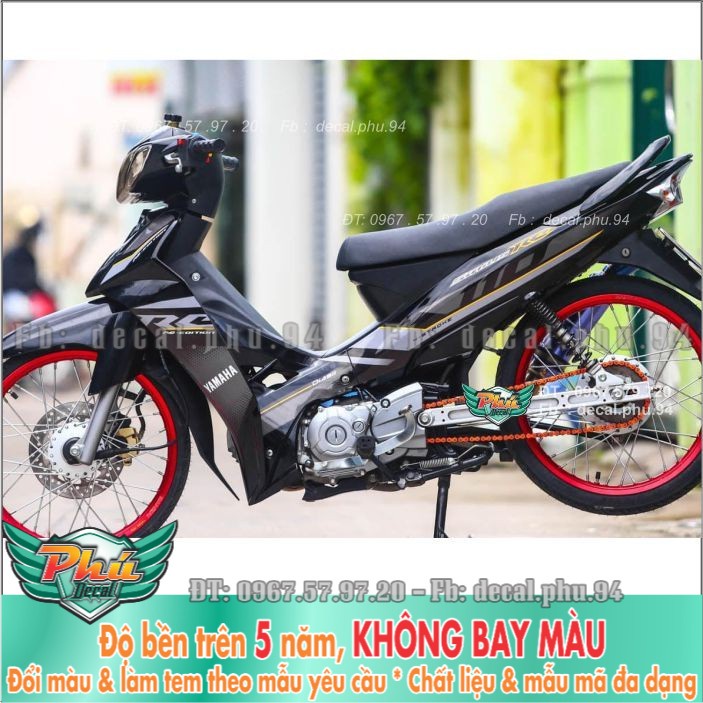 Tem rời Sirius Đen Rc 110 cover (X) -1