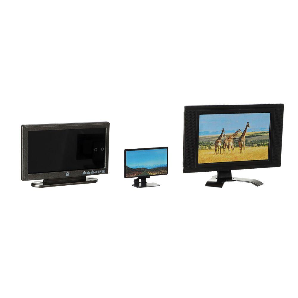 Mô Hình Tv Nội Thất Có Điều Khiển Từ Xa Cho Nhà Búp Bê