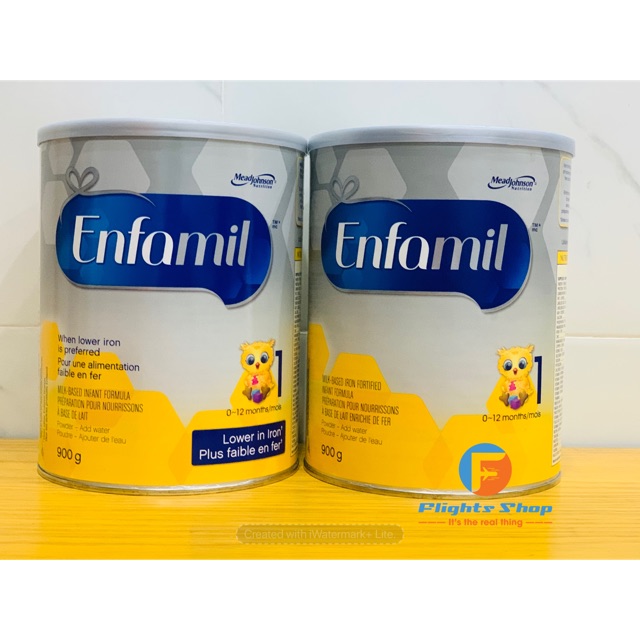 Sữa Enfamil Canada step 1, hộp vàng 900 gram
