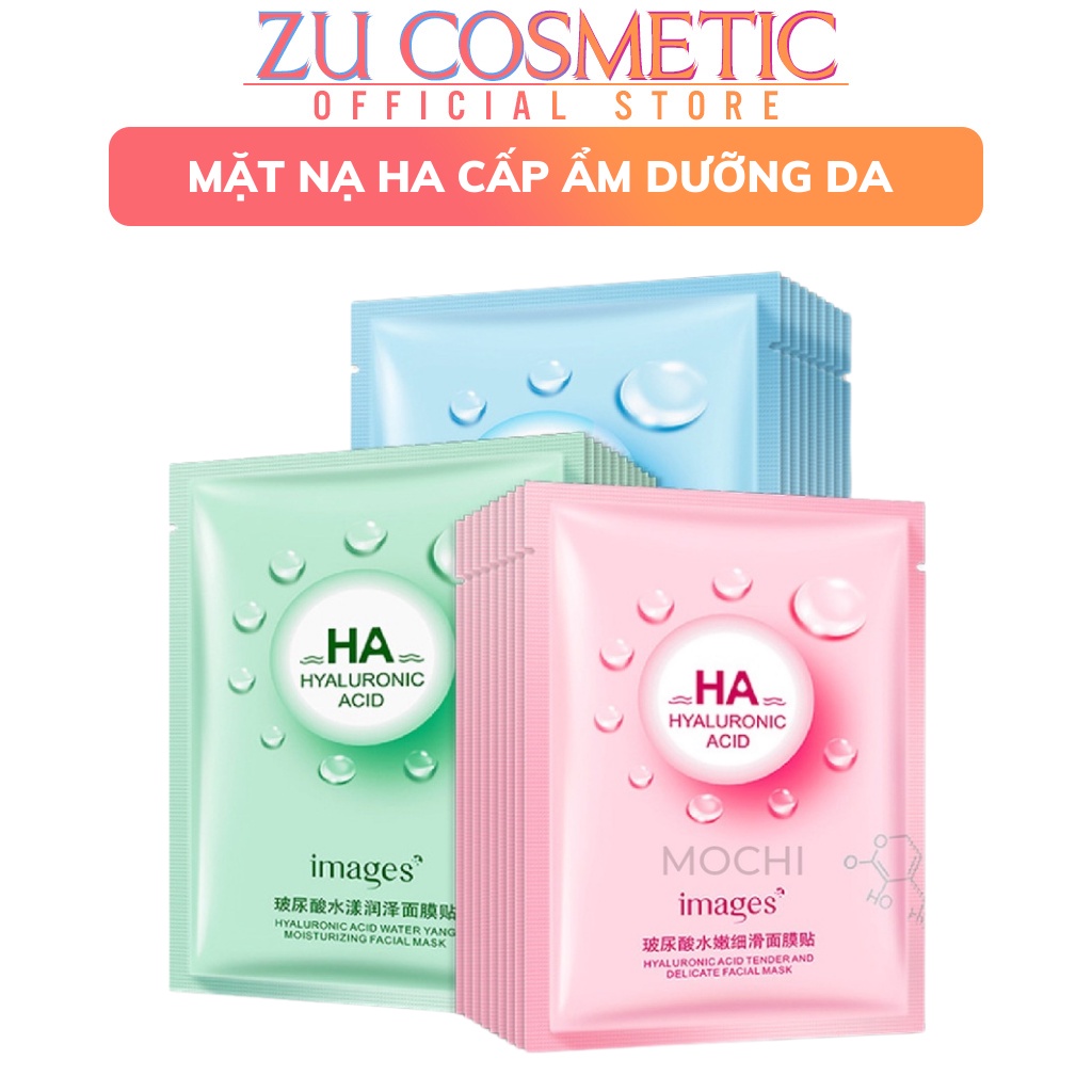 Mặt nạ giấy dưỡng trắng da mụn cấp ẩm thải độc nội địa trung HA Images