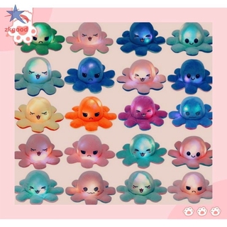 Bạch tuộc nhồi bông cảm xúc độc đáo vui nhộn cho trẻ nhỏ có lộn hai mặt Tiktok