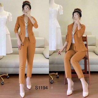 [FreeShip] Set áo khoác vest quần dài form đẹp ( 3 món ), phong cách Hàn Quốc, chất lụa nhẹ cao cấp không nhăn 2022