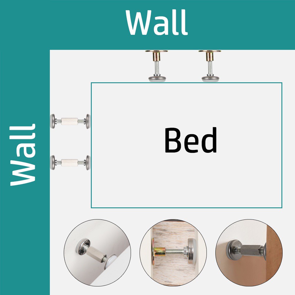 Benytro cụ cố định khung giường chống sốc chống rung điều chỉnh được