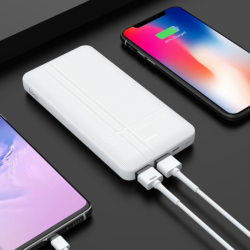 [CHÍNH HÃNG] Pin Dự Phòng Hoco J48 10000mAh 2 Cổng Sạc Tiện Lợi Cho Điện Thoại, Airpods