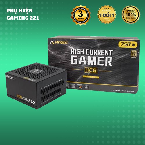 Nguồn Antec HCG750 750W 80 Plus Gold - Hàng Chính Hãng