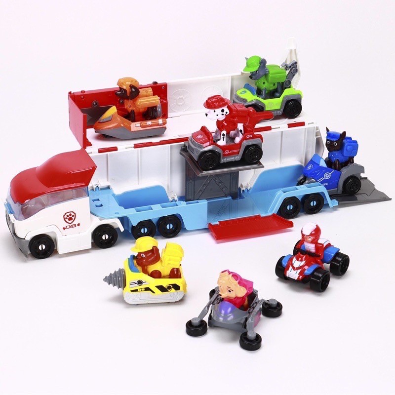 🔥𝐍𝐎𝐖 𝐒𝐇𝐈𝐏🔥 Đồ Chơi Xe Tải Chở Chó Cứu Hộ Paw Patrol