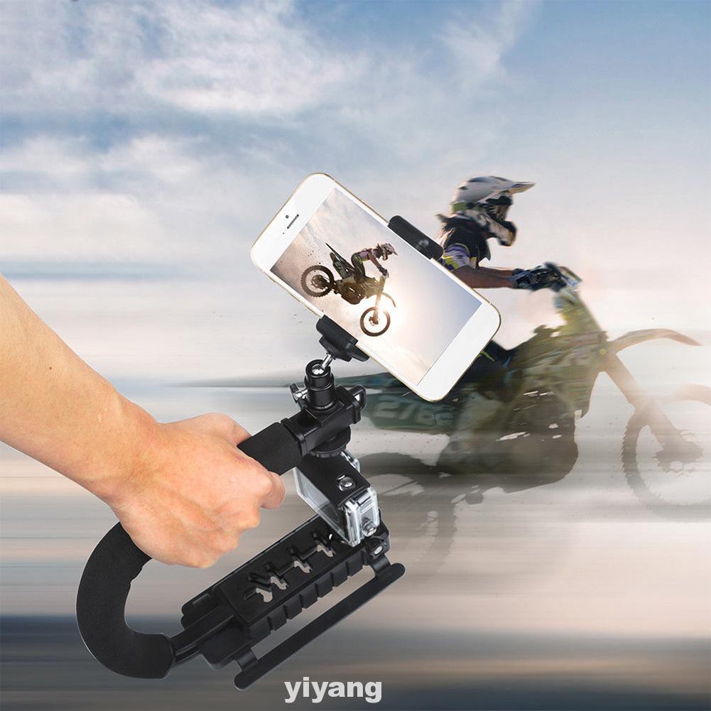 Practical Photography Camcorder Steadicam Flash Bracket Video Handle Stabilizer