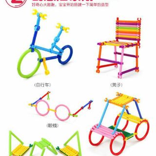 xếp hình que