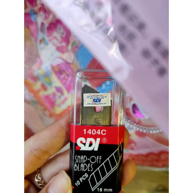 VPP LƯỠI DAO RỌC GIẤY SDI 18mm  |LDA18M0095| HỎA TỐC