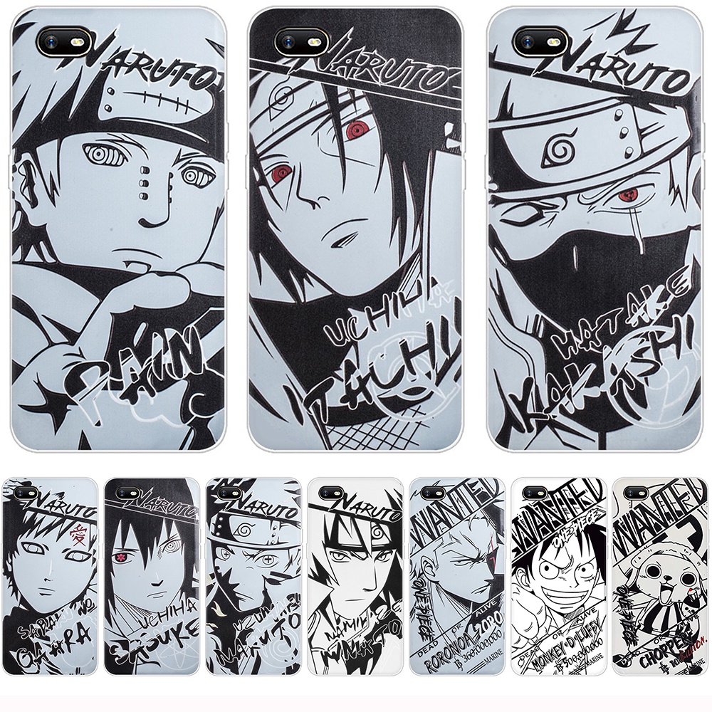 Ốp điện thoại trong suốt in hình anime Naruto cho OPPO A52/A72/A92/A32 2020/A37/A39/A57/A53 2020/Neo 9